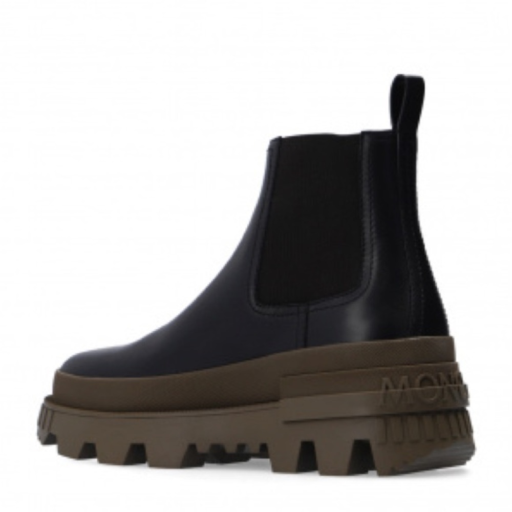 Moncler Lir Leather Chelsea Boots - Picture 5 of 6